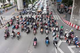 motorcycles in Bangkok